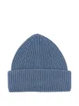 Шапка бини с логотипом Lanvin, синий - фото