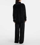 бархатная рубашка Balenciaga, Black - фото 3