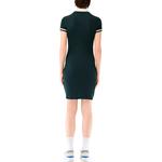 LACOSTE Женское зеленое платье с короткими рукавами - фото 3