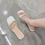 TAFN Скользящие сандалии женские белые - фото 7