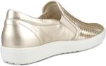 Кроссовки Soft 7 Woven Slip-On II ECCO, цвет Pure White Gold - фото 4