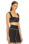 Топ WeWoreWhat Corset Bra, черный - фото 2