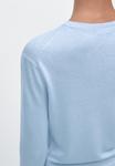 Джемпер Massimo Dutti LONG SLEEVES WITH CREW NECK, Light Blue - фото 6
