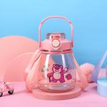 Пластиковые стаканы для воды Disney, Strawberry Bear Straw Cup (400Ml) - фото 7