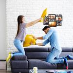 2 x Рамка для фотографий Relaxdays Live Love Laugh schwarz, черный - фото 3