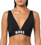 BOSS Women's Adjustable Straps Padded Triangle Bra, Black - фото