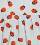 Детское хлопковое платье с принтом Bobo Choses, Light Grey - фото 3