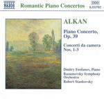CD диск Alkan / Feofanov / Stankovsky: Concerto for Piano & Orchestra Op 39 - фото