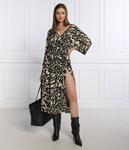 Платье женское Ba&Sh миди с узором, черный - фото 2