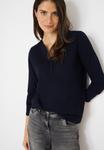 Топ Cecil Long sleeved top, Blau/Dark Blue - фото 4