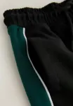 Спортивные брюки-джоггеры стандартного кроя с вставками Next, Green Black - фото 2