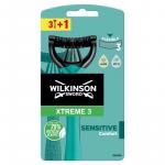 Wilkinson Xtreme3 Sensitive бритва для мужчин, 4 шт. - фото
