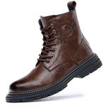 Мужские ботинки Cahhrrn X Martin Boot Men Beige Modengpan - фото 4