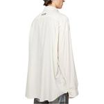 Рубашка на пуговицах с длинными рукавами Acne Studios, серо-белый - фото 5