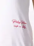 Топ с нашивками Philipp Plein, белый - фото 5