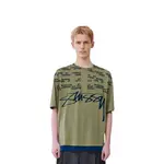 Футболка Stussy Locations Pigment Dyed, оливковый - фото 6
