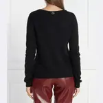 Свитер обычного кроя с добавлением шерсти и кашемира Twin-Set, черный - фото 2