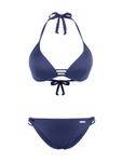 Треугольное бикини BRUNO BANANI Triangle Bikini Alexa, темно-синий - фото
