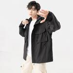 Куртка logo waterproof jacket 'black' Mizuno, черный - фото 4