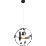 Подвесной светильник TAMARA E27 1 шт. Подвесной светильник/люстра для столовой/гостиной/обеденного стола Globo Lighting, черный - фото 3
