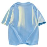 Футболка унисекс хлопковая, темно-синяя - фото 11