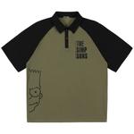 Футболка поло унисекс The Simpsons, абрикосово-зеленая - фото 6