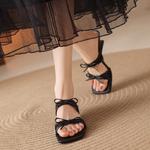 FMM Женские слайдеры черные, цвет Black - фото 2