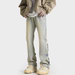 Джинсы Unisex REXSHION, 7740 Черный Серый - фото 8