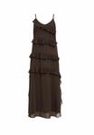 Платье Object Maxi dress, Seal Brown/Brown - фото 5