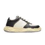 Кроссовки Maison Mihara Yasuhiro Wayne OG Sole Vintage Leather Low 'Black White', черный - фото
