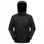 Куртка ветровка унисекс Jeep, черная мужская (3 в 1) - фото 2