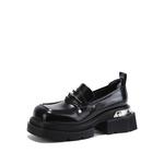 Лоферы женские черный Selaiya - фото