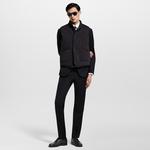 Двусторонний утепленный жилет с монограммой Louis Vuitton, черный - фото 5