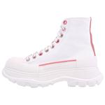 Alexander McQueen Женские ботинки Tread Slick Short Martin белые - фото