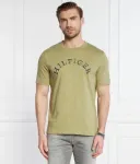 Футболка Hilfiger Arched Regular fit Tommy Hilfiger, зеленый - фото 3