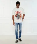 Футболка Дуги Oversize fit Hugo, белый - фото 2