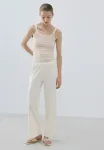 Брюки Mango, Off White - фото 2