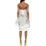 Natura драпированное мини-платье Zimmermann, белый - фото 5