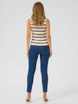 Топ Morita в полоску KAFFE, Cream/Multi - фото 2