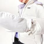 Пуховик женский белый Fila - фото 5