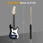 Электрогитара Glarry GP 36 дюймов для детей - синяя - фото 5