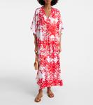 Кафтан Vanessa с принтом Melissa Odabash, Red Coral - фото 2