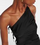 Мини-платье Taco на одно плечо Rick Owens, черный - фото 4