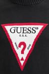 Хлопковый свитер Guess Jeans, черный - фото 5
