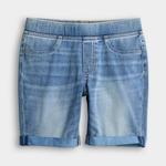 Детские бермуды 6-20 pull on knit в размерах regular и plus So, Medium Wash - фото