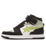 Кроссовки A BATHING APE Black Sta Hi Black Green - фото