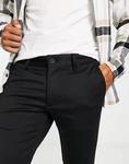 Черные узкие брюки-морковки Only & Sons - фото 4