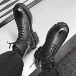 Romon Мужские ботинки Martin черные, цвет Black - фото 9