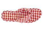 Сандалии Beach by Matisse Gidget Flip Flop, Red Gingham Print - фото 7