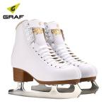 GRAF Швейцарские коньки для фигурного катания взрослые для начинающих мужчины женщины роликовые коньки для настоящих катков фигурные коньки u20 белые [предварительно заточенные] размер 37 - фото 10